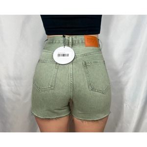 NWT Olive Green princess Polly Xena denim shorts